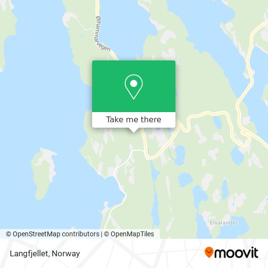 Langfjellet map