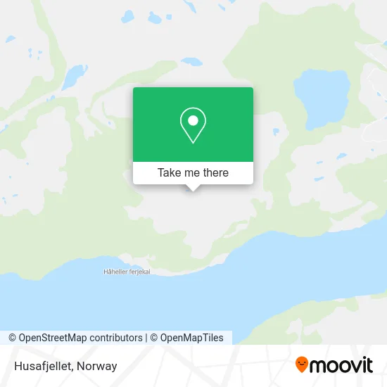 Husafjellet map