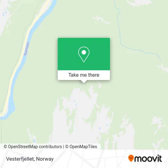 Vesterfjellet map