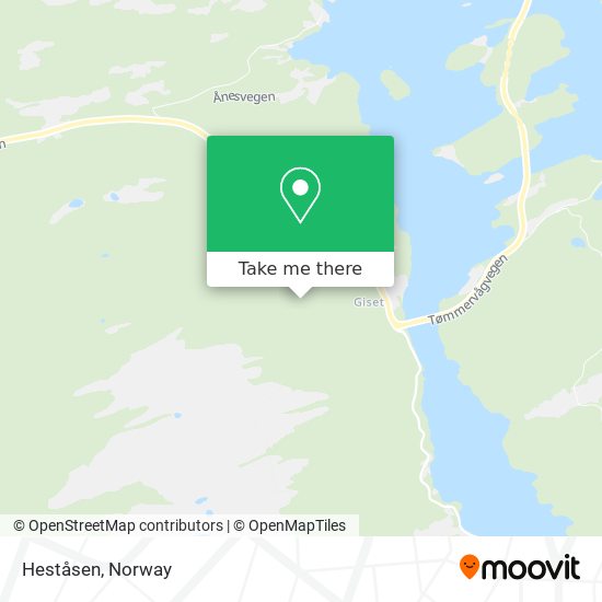 Heståsen map