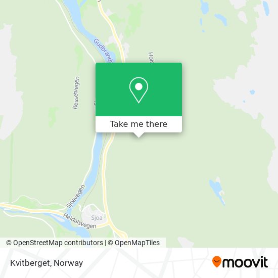 Kvitberget map