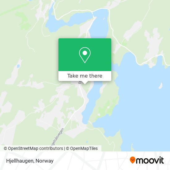 Hjellhaugen map