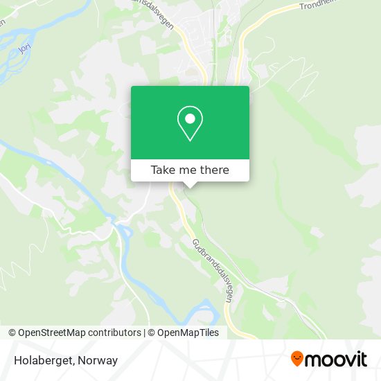 Holaberget map