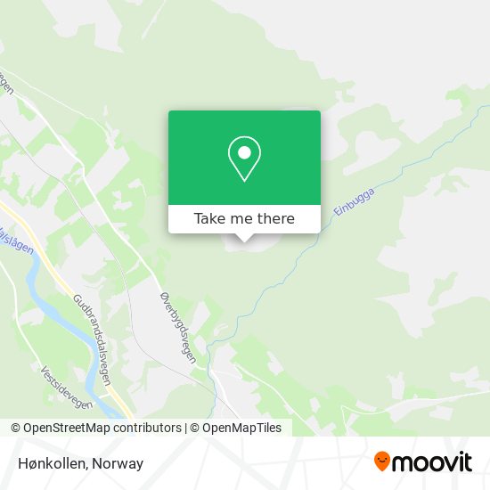 Hønkollen map