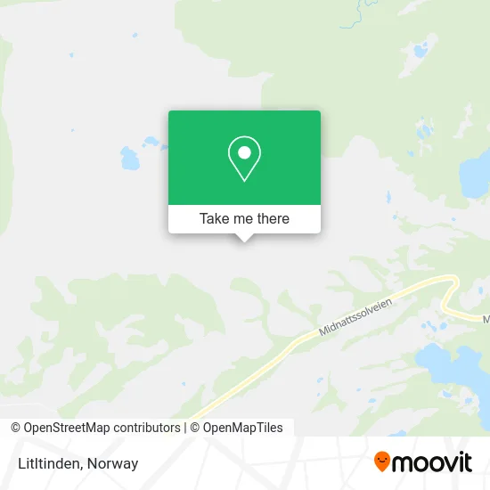 Litltinden map