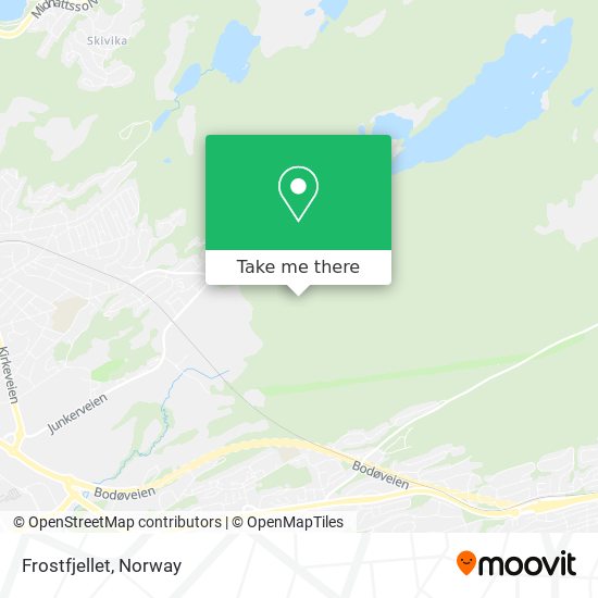 Frostfjellet map