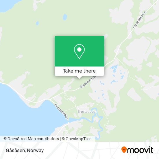 Gåsåsen map