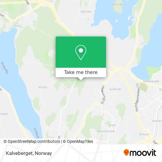 Kalveberget map