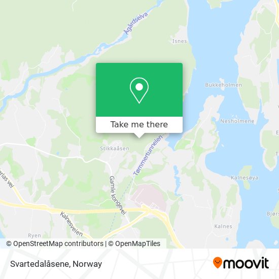 Svartedalåsene map