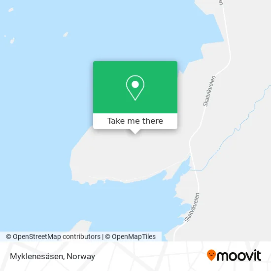 Myklenesåsen map