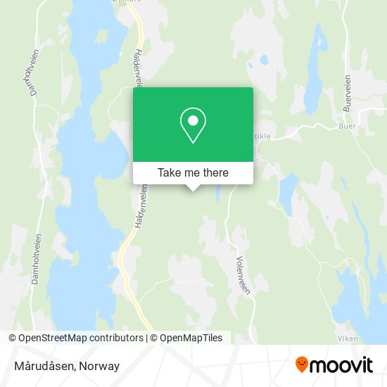 Mårudåsen map