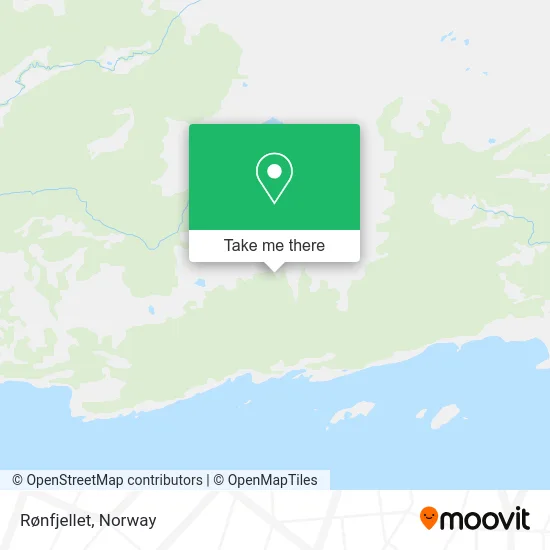 Rønfjellet map