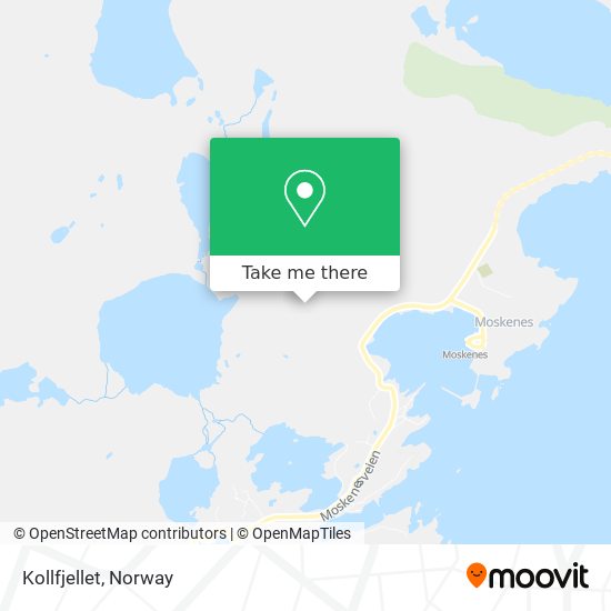 Kollfjellet map