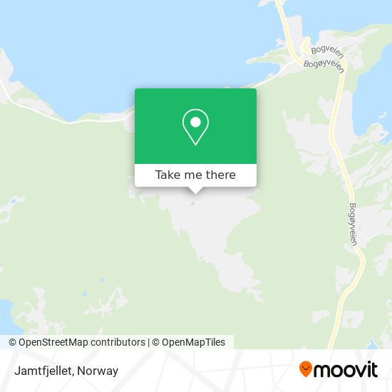 Jamtfjellet map