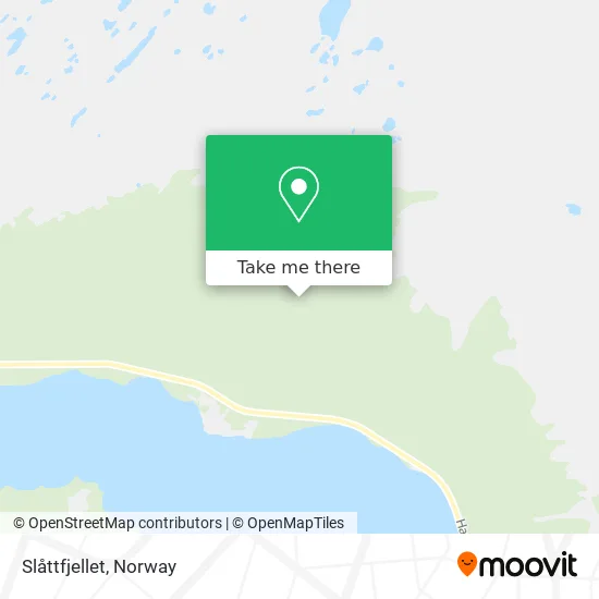 Slåttfjellet map