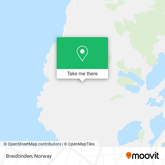 Breidtinden map