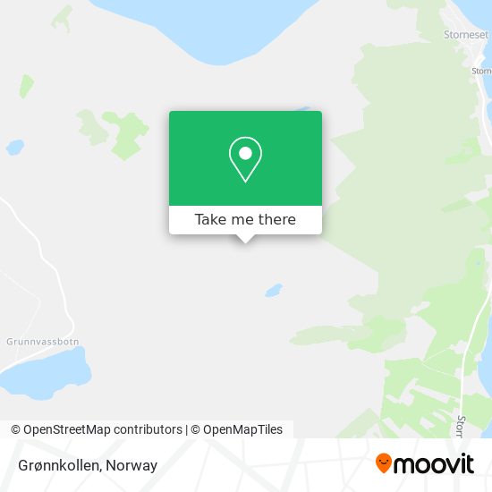 Grønnkollen map