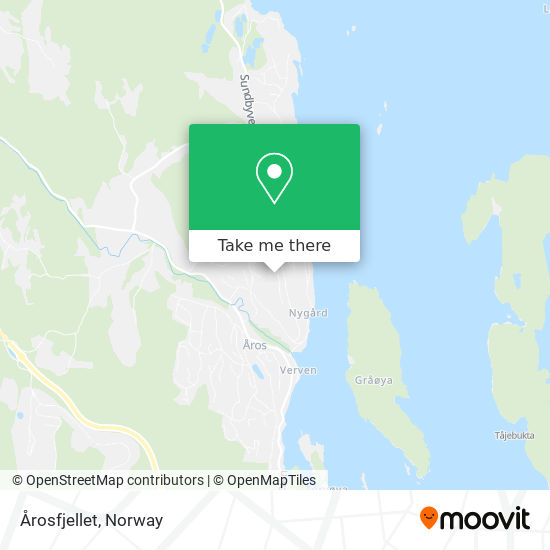 Årosfjellet map