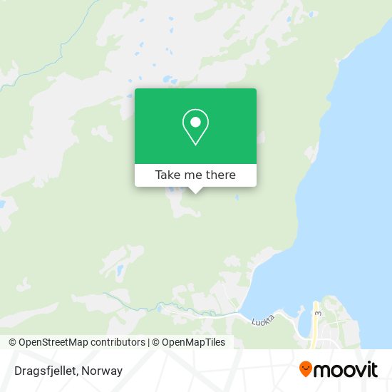 Dragsfjellet map