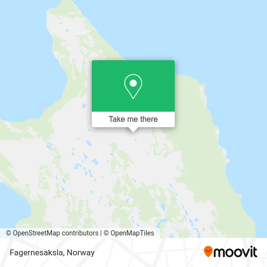 Fagernesaksla map