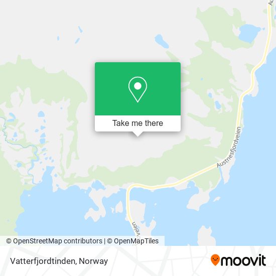 Vatterfjordtinden map