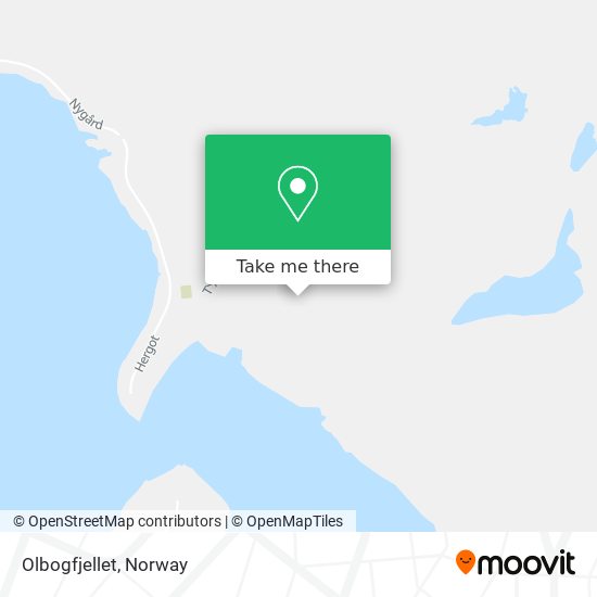 Olbogfjellet map