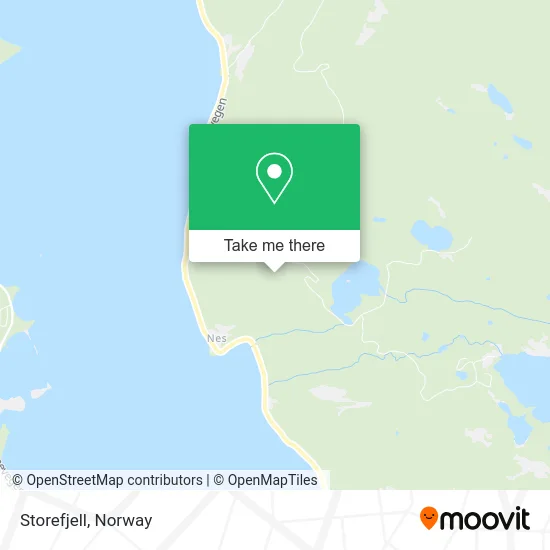 Storefjell map