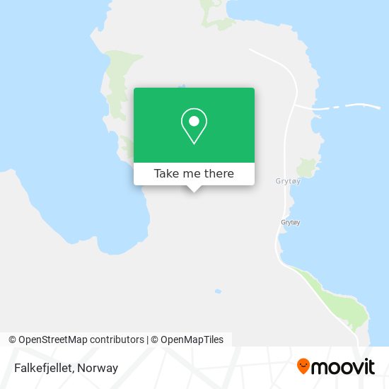 Falkefjellet map