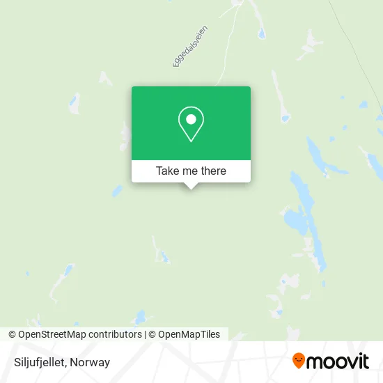 Siljufjellet map