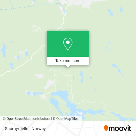 Snømyrfjellet map