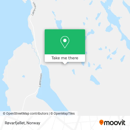 Røvarfjellet map