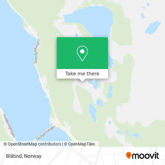 Blåtind map