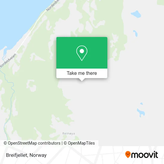 Breifjellet map