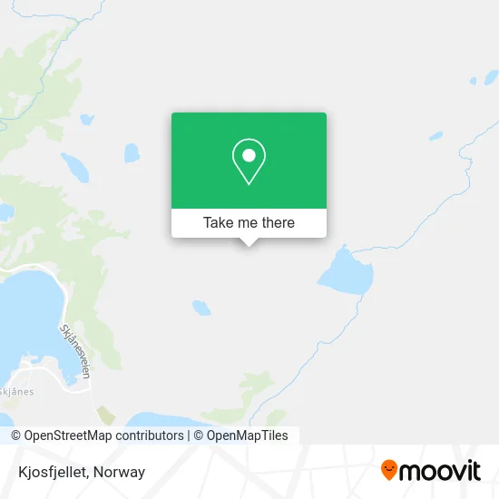 Kjosfjellet map