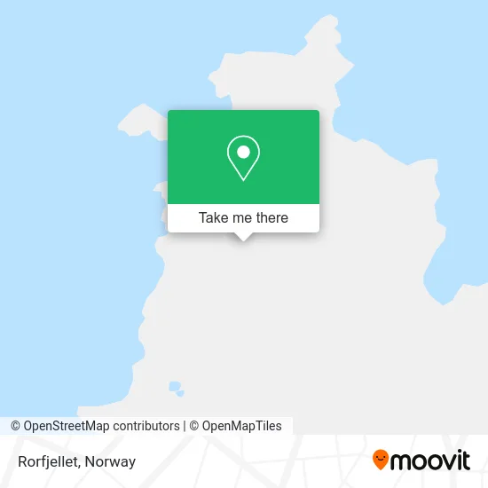 Rorfjellet map
