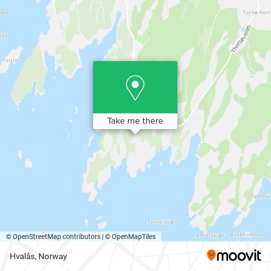 Hvalås map