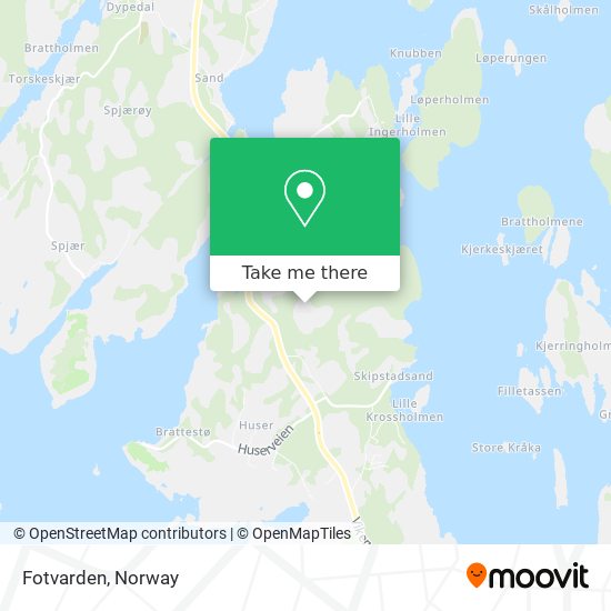 Fotvarden map