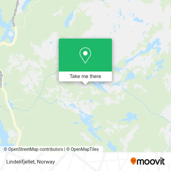 Lindelifjellet map