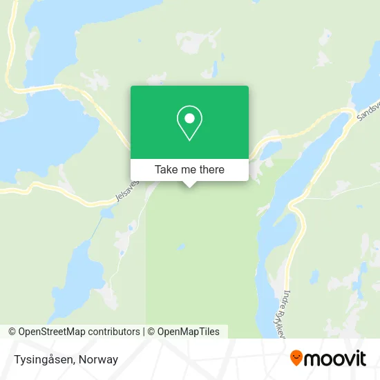Tysingåsen map
