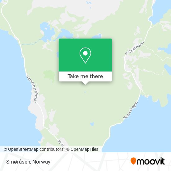 Smøråsen map