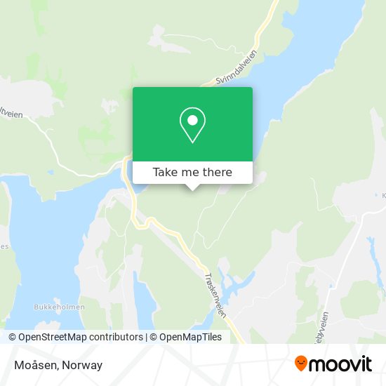 Moåsen map