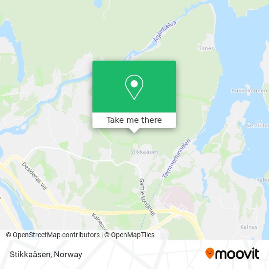 Stikkaåsen map