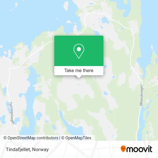 Tindafjellet map