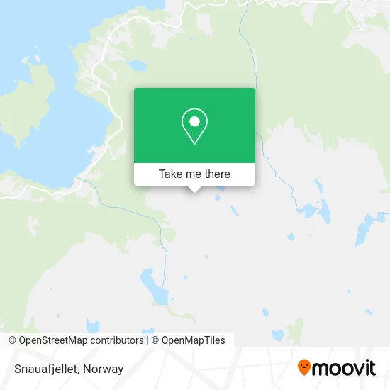 Snauafjellet map