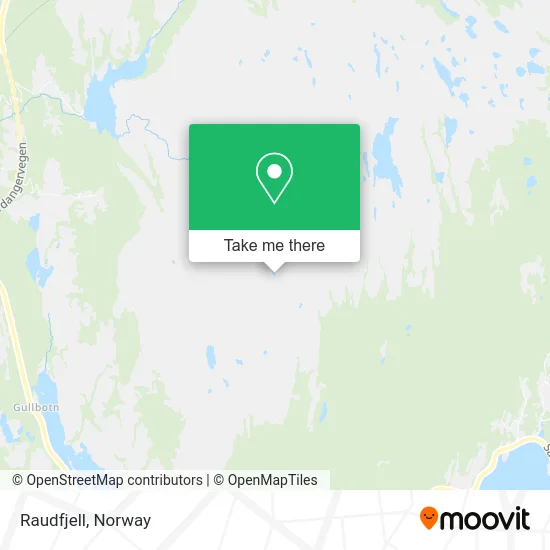 Raudfjell map