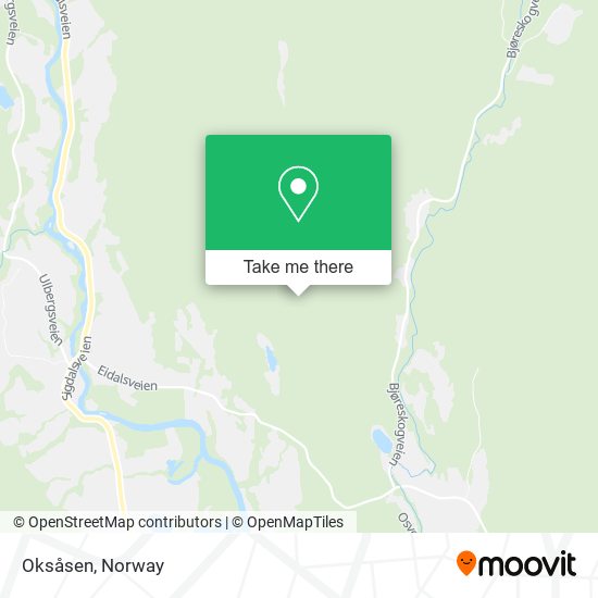 Oksåsen map