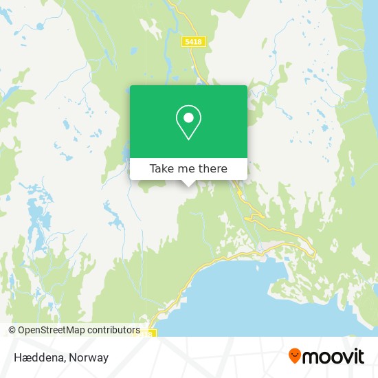 Hæddena map