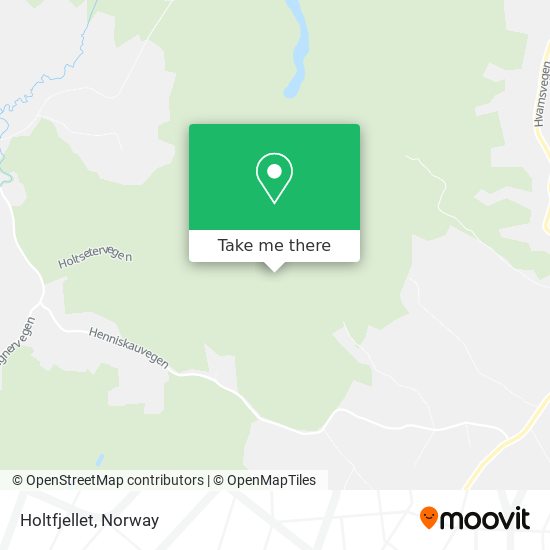 Holtfjellet map