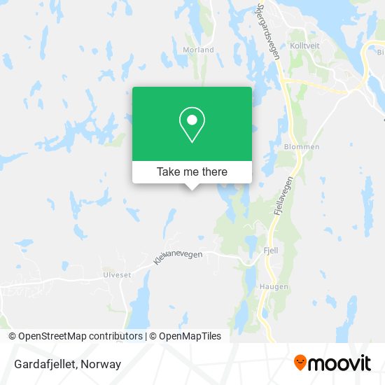 Gardafjellet map