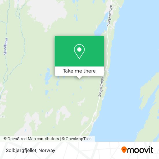 Solbjørgfjellet map